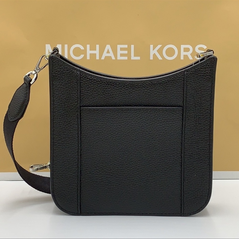 MICHAEL KORS Briley Small Pebbled Leather Messengr - Picture 11 of 15